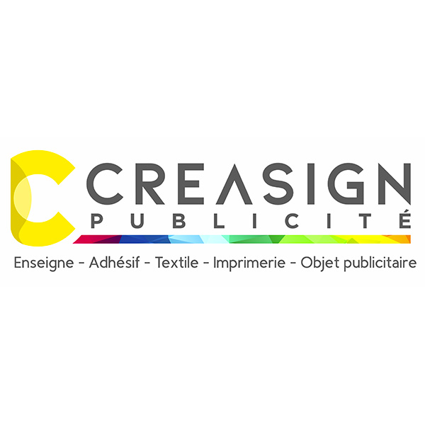 creasign logo blanc partenaire Ultra Run France Tour 2023